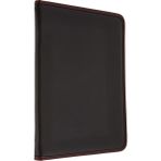 Braventa Collection 2k 414-4 Sekreter Notluğu A4 Sekreterlik Dosyası Fermuarlı Deri Kapaklı Sekreter Tablası, Bordo - Standart