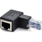 Braventa Collection 3752 RJ45 Dişi Erkek 90 Derece Internet Ethernet Kablo Uç Çevirici Adaptör Dişi Erkek RJ45 Cat5 Cat6