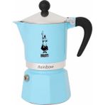 Braventa Collection 5041 Rainbow Espresso Pişirici, Alüminyum, Açık Mavi, 1 Fincan - Standart - Çok Renkli