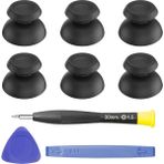 Braventa Collection 6 x Ps5 Denetleyicisi Için Yedek Parmak Çubuğu, Analog Joystick Kavrama Yedek Parçaları, 5 Dualsense