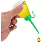 Braventa Collection 60 ml Motor Siliikon Makina Makine Yağı Yağlama Plastik Şişesi Huni Ağızlı Damlalık Şişe 122.7 * 52M