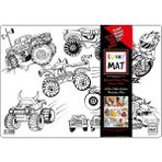 Braventa Collection Akademi Çocuk Canavar Kamyonetler - Funny Mat - Çok Renkli