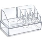Braventa Collection Akay Plastik Bee Home Çekmeceli Makyaj ve Makyaj Pamukluğu Organizer Seti - Çok Renkli