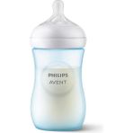 Braventa Collection Avent Doğal Tepkili Biberon, 260 Ml, 1 Ay+, Akıtmaz Emzik, Kolik ve Gaz Önleyici, Bpa Içermez, Mavi,