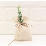 Braventa Collection Bimotif Düz Krem Ham Bez Kese, 10X15 cm 10 Adet - Standart
