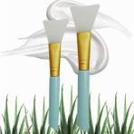 Braventa Collection Buffer® 2li Silikon Temizlemesi Kolay Kullanılabilen Yüz Cilt Bakımı Maske ve Krem Spatulası - Çok Renkli
