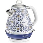 Braventa Collection Capri Elektrikli Su Isıtıcı 1,7 Litre Kettle 2869/0C - Paslanmaz Çelik Gövde, Handmade Decoration, 2