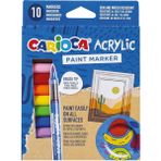Braventa Collection Carioca Akrilik Paint Marker Su Bazlı Fırça Uçlu 10'lu - Standart