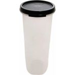 Braventa Collection Circular 890 ml Siyah Yumurta Kabı Yuvarlak Kuru Saklama Stoku Dekorasyon Geri Sihirli Kahve Pedleri