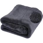 Braventa Collection Coofbe Profesyonel 60X90CM 1200GSM Ultra Kalın Mikrofiber Araç Kurulama Havlusu Oto Yıkama Bezi Kuru