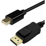 Braventa Collection Daytona A4315 Mini Displayport To Displayport 1.5 M 4K Çevirici Dönüştürücü Adaptör Kablosu/laptop, - Çok Renkli