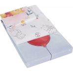 Braventa Collection Disney Winnie The Pooh Sentimental Lisanslı Karakter BASKILI%100 Pamuk Bebek Pike Takımı, Çok Renkli - Standart