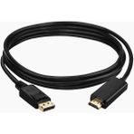 Braventa Collection Displayport To HDMI Çevirici Dönüştürücü Adaptör Kablosu 1.8 Metre - Standart