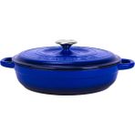Braventa Collection Döküm Yuvarlak Çok Amaçlı Yayvan Tencere New Heritage Serisi ÇAP(Ø)28CM. Mavi - Standart