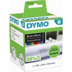 Braventa Collection Dymo S0722400, Lw Geniş Adres Etiketi, (89X36 Mm) 520 Etiket/paket - (99012) - Çok Renkli - Standart