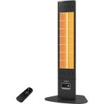 Braventa Collection Dysis HTR-7413.B.UK Single x Karbon Serisi 2300 W Siyah Uzaktan Kumandalı Dikey Dış Mekan Isıtıcı