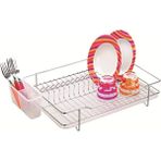 Braventa Collection Ece Metal Tek Katlı Yonca Tabaklık Bulaşıklık - Standart