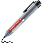 Braventa Collection Edding 12 Retract Beyaz Yazı Tahtası Kalemi - Siyah - 1 Kalem - Yuvarlak Uç 1,5-3 mm - Standart