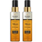 Braventa Collection Elysian Essence Organik Argan & Keratin Sıvı Saç Kremi 2'li Set – Durulanmayan, Dökülme Karşıtı, Ona - Standart