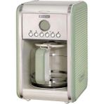 Braventa Collection Filtre Kahve Makinesi Yeşil 1342/04-2 Lt Temperli Cam Sürahi, 12 Fincan Kapasite, 960 Watt, Amerikan