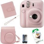 Braventa Collection Fujifilm Mini 12 Fotoğraf Makinesi+Çanta+Askı+Pil +10'lu Film+Albüm (Pembe)