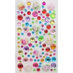 Braventa Collection Giraffe Sticker Taş Yapışkanlı Saç, Yüz, Tırnak, Makyaj ve Süs Taşı Işıltılı Parlak (Desenli, Yuvarl