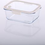 Braventa Collection Glace Vakumlu Cam Saklama Kabı 1200 ml Bej - Standart