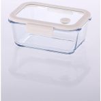 Braventa Collection Glace Vakumlu Cam Saklama Kabı 800 ml Bej - Standart