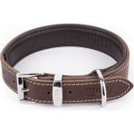 Braventa Collection Hakiki Yağlı Deri Köpek Tasması, Yumuşak Deri Iç Kısım, Ultra Dayanıklı ve Konforlu Tasma, Renk ve B - Çok Renkli
