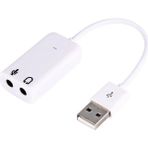 Braventa Collection Harici Kablolu 7.1 USB Ses Kartı 3.5mm Mikrofon Çevirici Dönüştürücü Adaptö