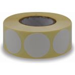 Braventa Collection Hazır Etiketler , Hazır Al Hızlı Al Kuşe Etiket 30MM Çap Ruloda 1000 Adet 40MM Kuka Çapında Baskısız - Çok Renkli - Standart