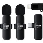 Braventa Collection Hepa Merz S2 Iphone ve Type-C Uyumlu Kablosuz Ikili Yaka Mikrofonu Youtube Facebook Tiktok Vlog