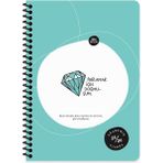 Braventa Collection Hisli Şeyler A5 Spiralli Akademik Ajanda - Parlamak Için Doğmuşum - Standart