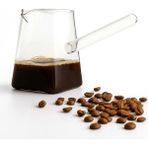 Braventa Collection Jenisa Borosilikat Cam Cezve – Isıya Dayanıklı, Ocak Üstü Uyumlu Şeffaf Kahve Cezvesi 400 ml