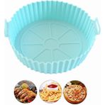 Braventa Collection Jıeyan Hava Fritöz Silikon Tencere, 6.8 Inç Yapışmaz Silikon Hava Fritöz Gömlekleri, Yeniden Kullanı - Standart