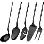 Braventa Collection Jumbo 5100 Titanyum Siyah 5 Parça Servis Seti - Standart