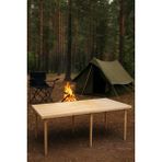 Braventa Collection Katlanır Kamp, Piknik ve Bahçe Masası 70X150 cm - Ham Naturel Renk - Standart