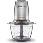 Braventa Collection Kenwood Easy Chop+ Cam Hazneli Doğrayıcı Blender CHP62.400SI - Gümüş, 500 Watt, 600 Ml, Buz Kırma, Ç