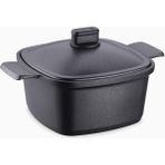Braventa Collection Korkmaz Casterra Kare Döküm Tencere 20X20X10,5 - Standart