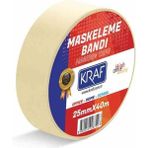 Braventa Collection Kraf Maskeleme Bandı 25MMX40M 4025G - Standart