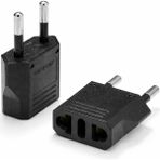 Braventa Collection Kyrotech Amerikan Fiş Çevirici, Tip C Priz Dönüştürücü, Seyahat Adaptörü, Abd Ingiliz Fişini Avrupa/ - Standart