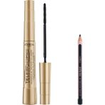 Braventa Collection L’oré Telescopic Maskara - Siyah & Mini Paradise Khol Siyah Göz Kalemi Makyaj Seti