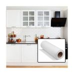 Braventa Collection Mat Beyaz Mobilya ve Dolap Kaplama Folyosu 76 cm x 1 Metre