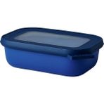 Braventa Collection - Multi Bowl Cirqula Rectangular - Kapaklı Saklama Kabı - Buzdolabı Için Hava Geçirmez Saklama ve Mi - Standart