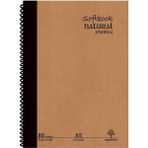 Braventa Collection Natural Journal A5 Spiralli Defter – Sert Kapak, 160 Sayfa, Çizgili – Günlük, Ofis ve Hediye Kullanı - Standart