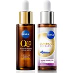 Braventa Collection Nivea LUMINOUS630 Glow Anında Aydınlatıcı Cilt Bakım Serumu 30ML Q10 Kırışıklık Karşıtı Serum 30ML