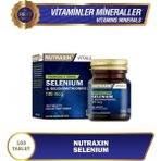 Braventa Collection Nutraxin Vitals Selenium (L-Selenomethionine) 100 Mcg 100 Kapsül Takviye Edici Gıda - Standart