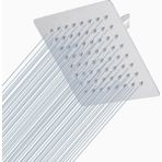 Braventa Collection Orret Home 25X25 cm 304 Paslanmaz Çelik Tepe Duşu – Geniş Kare Duş Başlığı, Sabit Tepe Duş Başlığı,
