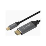 Braventa Collection Paugge USB C To HDMI Kablo - 8K60Hz, 4K 144Hz/120Hz/60Hz, Thunderbolt 5/4/3 Uyumlu, HDMI 2.1, Hdr, H