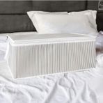 Braventa Collection Pazar Kapısı Baza Altı Düzenleyici Kumaş Hurç Büyük Boy Organizer (65 x 45 x 22) (1 Adet Gri Büyük B - Standart